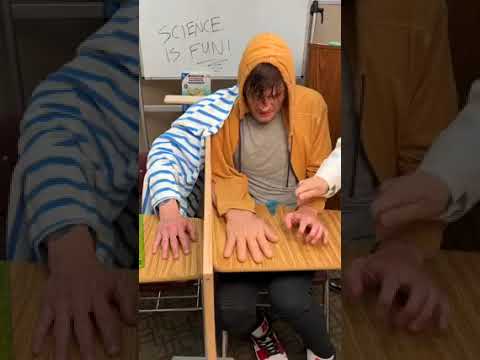 Youtube: A 'science' experiment with a fake hand <i class=