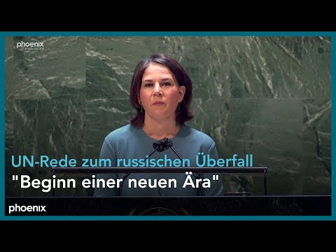 Youtube: Rede Außenministerin Annalena Baerbock vor der Dringlichkeitssitzung der UN-Vollversammlung