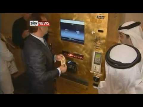 Youtube: ATM machine dispenses gold