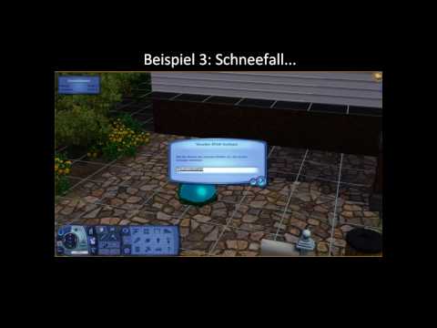 Youtube: Die Sims 3 Wetter Cheats (Regen, Schnee,...)