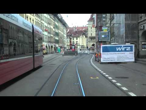 Youtube: Strassenbahn Bern linia 9 - führerstandsmitfahrt