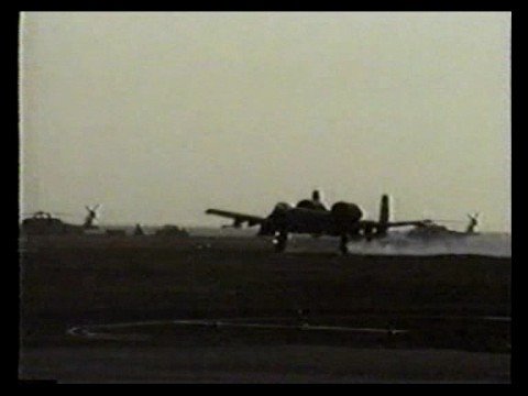 Youtube: Battle-damaged 926th TFG A-10A Warthog Desert Storm