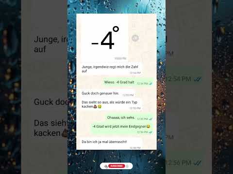 Youtube: Du wirst -4° nie wieder normal sehen. #ytshorts