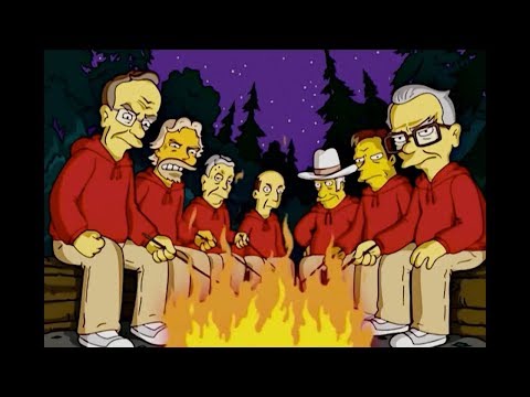 Youtube: Mr. Burns gets thrown out of the billionaire's camp