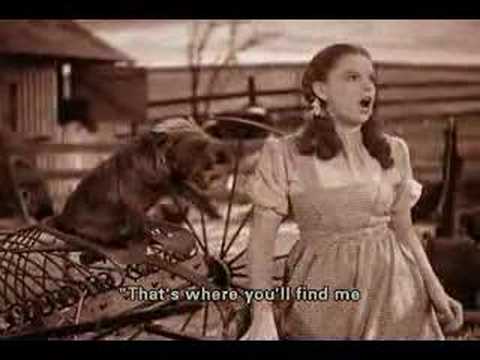 Youtube: Judy Garland - Over The Rainbow (Subtitiles)