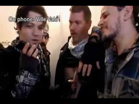 Youtube: Ville Valo with Bam Margera on Bam Margera Presents: Where the #$&% Is Santa?