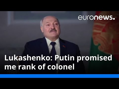 Youtube: Lukashenko: Putin promised me rank of colonel