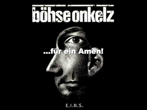 Youtube: Böhse Onkelz   Kirche Lyrics