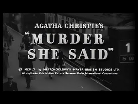 Youtube: Murder She Said theme and opening titles - Miss Marple