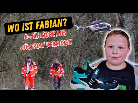 Youtube: Wo ist #Fabian aus #Güstrow - #Suchmaßnahmen laufen, #Hubschrauber und #Drohnen im Einsatz!