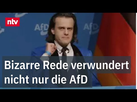 Youtube: Diese bizarre Rede verwundert nicht nur die AfD - Eichwald irritiert mit Auftritt | ntv