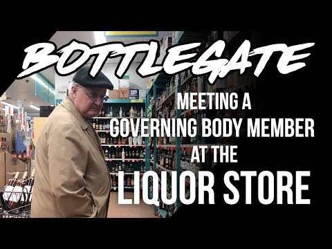 Youtube: Bottlegate: Meeting a Governing Body member at the liquor store