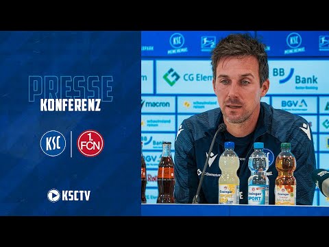 Youtube: Eichner: "Wir wollen uns an die 20 Punktemarke ran robben!" | KSC-PK vor #KSCFCN