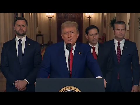 Youtube: WATCH: President Trump speaks following US strikes on Iranian nuclear sites