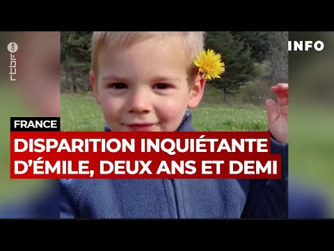 Youtube: France : disparition inquiétante d'Emile, 2 ans, au Vernet - RTBF Info