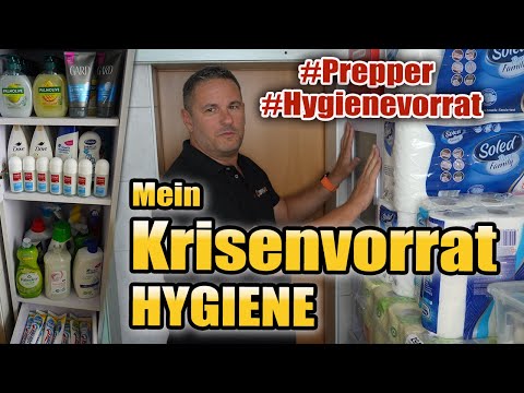 Youtube: Mein Krisenvorrat Hygieneartikel 2023 - im Haus - Geld sparen mit cleverer Vorratshaltung