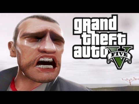Youtube: GTA V Gameplay Trailer - Niko's Dramatic Reaction