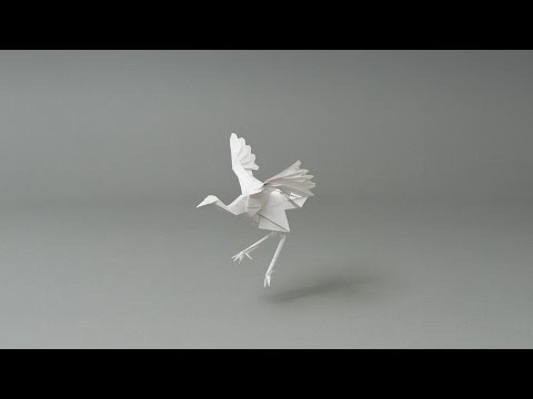 Youtube: super origami crane stop motion
