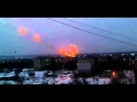 Youtube: Донецьк - обстріл аеропорту з ГРАДів 16:30, 17 01 2015