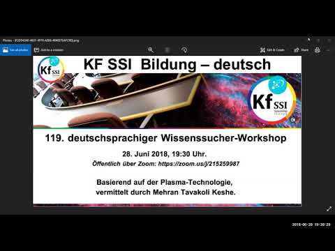 Youtube: 2018 06 28 PM Public Teachings in German - Öffentliche Schulungen in Deutsch