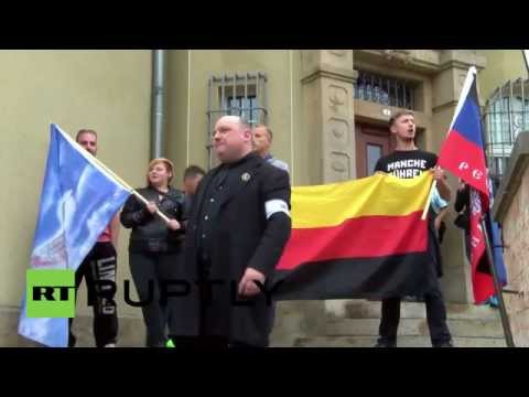 Youtube: Germany: Nationalists march through Heidenau
