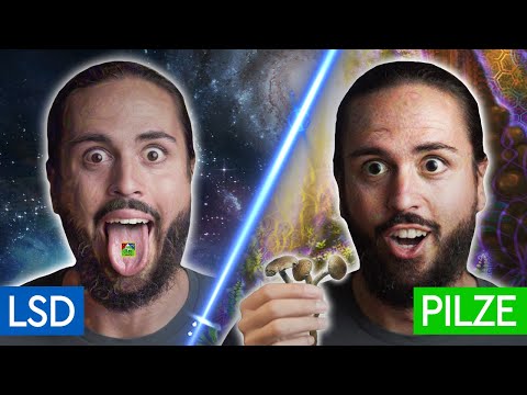 Youtube: LSD vs Pilze - mit Trip-Visuals!
