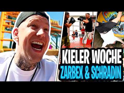 Youtube: BOXKAMPF & ACHTERBAHN! 🥊 Kieler Woche feat. Zarbex und Schradin😂 MontanaBlack IRL