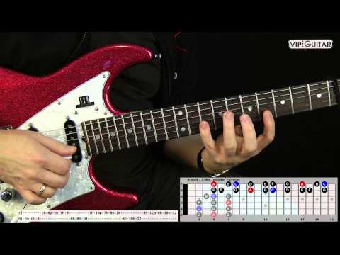 Youtube: Gitarrentechnik: Legato Pattern in A-moll / C-dur Teil.1