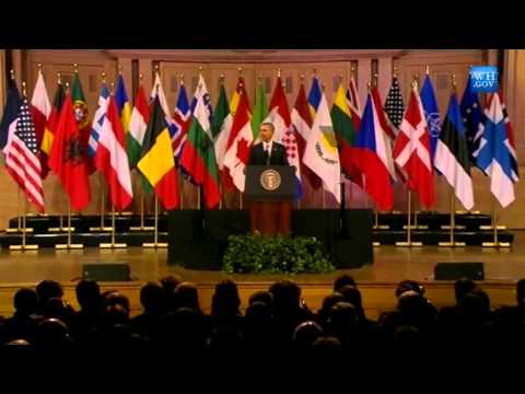 Youtube: Obama Brüssel zur Krim-Krise und zum Kosovo