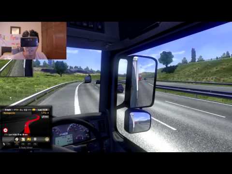 Youtube: Demostracion Google Cardboard (EuroTruck Simulator 2) (Trinus Gyre) Samsung Galaxy Note 2