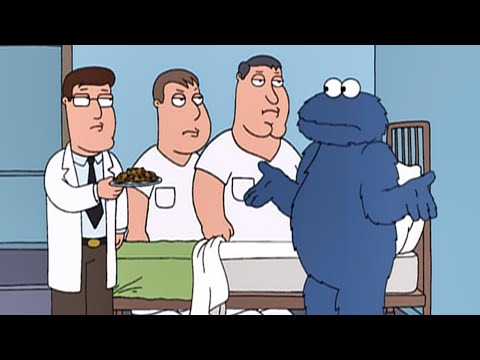 Youtube: Family Guy | Cookie Monster in rehab