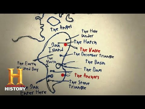 Youtube: The Curse of Oak Island: MAP DISCOVERY REVEALS HIDDEN HATCH (Part 1) (Season 4) | History