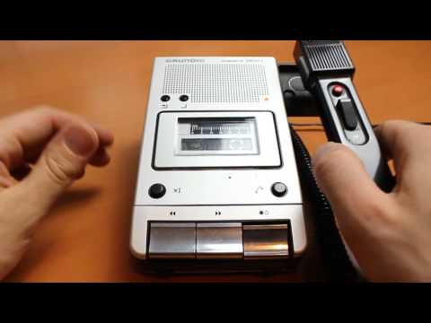 Youtube: Grundig Stenorette 2300 - Bedienungsanleitung analoges Diktiergerät