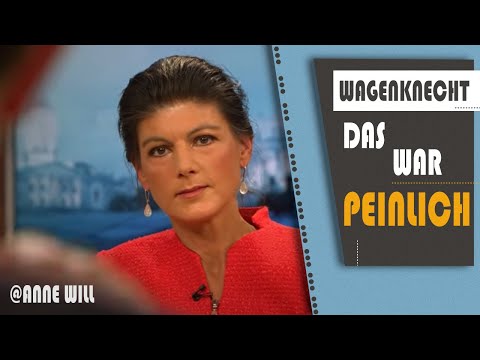 Youtube: Blamage des Jahres: Frau Wagenknecht bei Anne Will