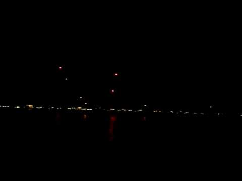 Youtube: Red Flares from Ships signalling end of 08 and start of 09