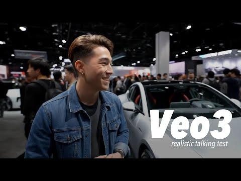 Youtube: Veo3 test // non-existent car show