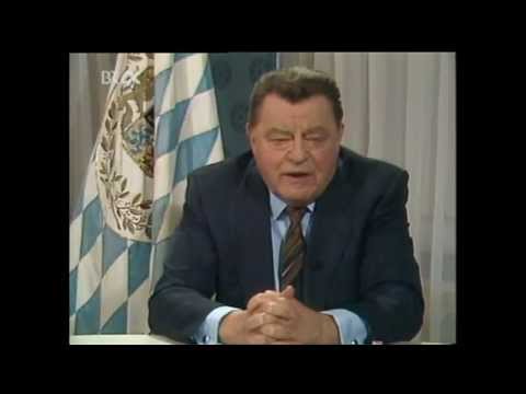 Youtube: Franz Josef Strauß - Neujahrsansprache 1987 des Ministerpräsidenten von Bayern