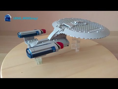 Youtube: LEGO USS Enterprise NCC-1701-D instructions (MOC #12)