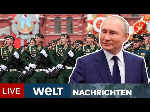 Youtube: MITTEN IM UKRAINE-KRIEG: Putin feiert mit Heerschau den "Tag des Sieges" | WELT Newsstream