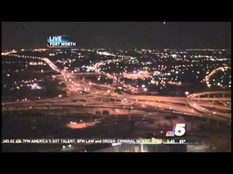 Youtube: UFO spotted in LIVE NBC News SkyCam at Fort Worth, TX [ORIGINAL]