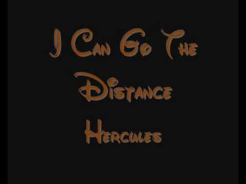 Youtube: I Can Go The Distance - Hercules Lyrics