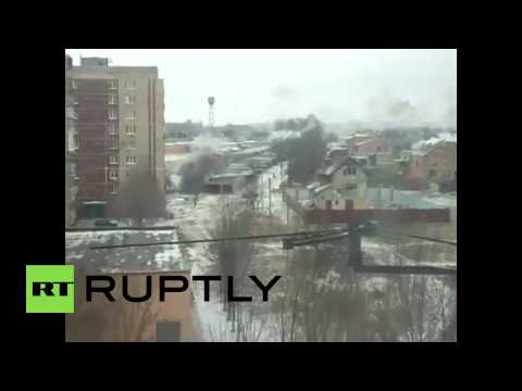 Youtube: Ukraine: Rockets rain down on Kramatorsk