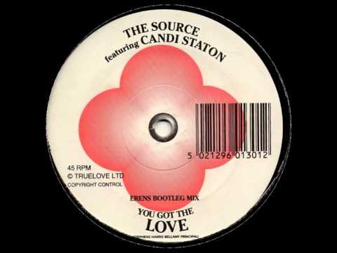 Youtube: The Source Ft.Candi Staton - You Got The Love (12'' Erens Bootleg Mix)