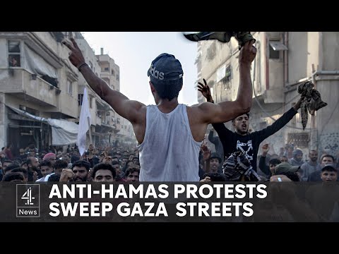 Youtube: Hundreds join anti-Hamas protests across Gaza