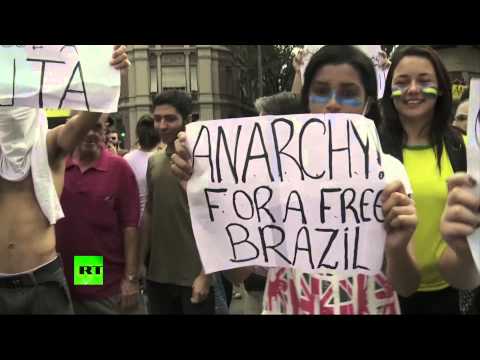 Youtube: Brazil Bedlam: Largest-in-decades protests sweep country
