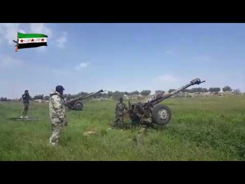 Youtube: جيش الثورة جانب من استهداف المراكز الأمنية في مدينة درعا ردا على مجزرة الكيماوي في مدينة ادلب