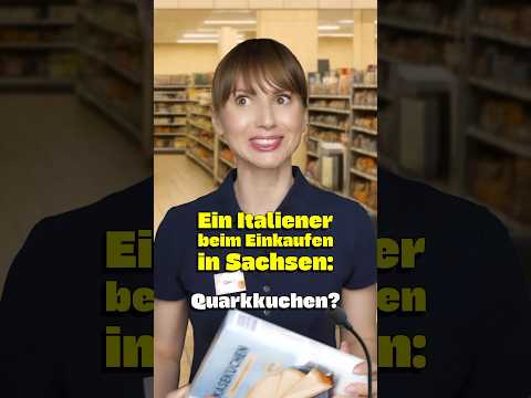 Youtube: Ein Italiener beim Einkaufen in Sachsen😂mit Tina Goldschmidt von @schnappatmig #comedy #sachsen