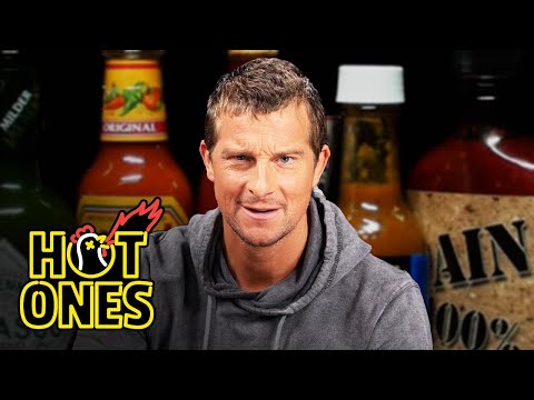 Youtube: Bear Grylls Battles For Survival Against Spicy Wings | Hot Ones