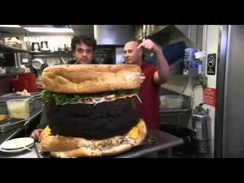 Youtube: Verdammt Lecker Nachschlag für Adam Richman - 85 kg Burger in Detroit