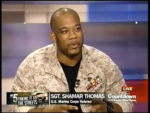 Youtube: occupy wall street - USMC Sgt Shamar Thomas on Countdown w/ Keith Olbermann